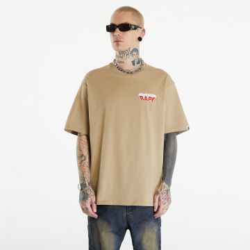 Tricou A BATHING APE Graffiti Bape Logo Relaxed Fit Tee Beige