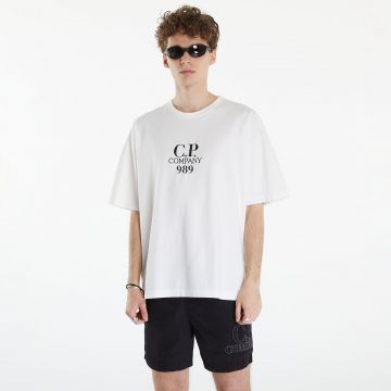 Tricou C.P. Company Short Sleeve T-Shirt Gauze White