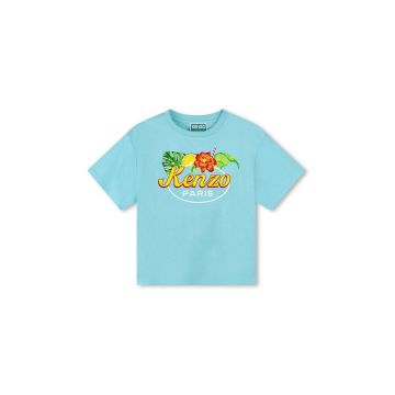 Kenzo Kids tricou de bumbac pentru copii cu imprimeu