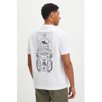 Medicine tricou barbati, culoarea alb, cu imprimeu