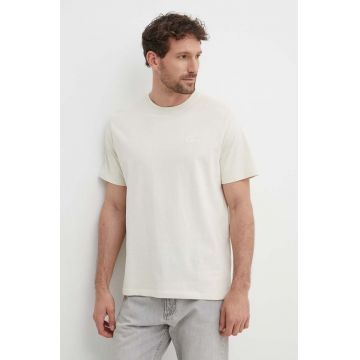 Pepe Jeans tricou din bumbac Connor barbati, culoarea gri, neted