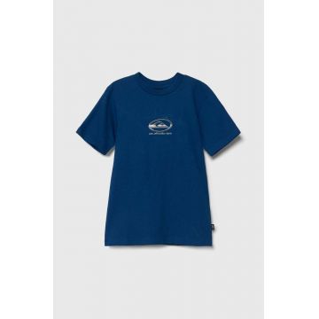 Quiksilver tricou de bumbac pentru copii CHROME LOGO cu imprimeu