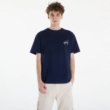 Tricou Tommy Jeans Reg Signature Tee Blue