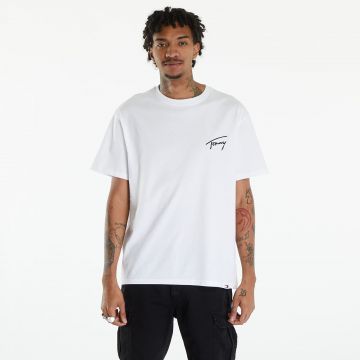 Tricou Tommy Jeans Regular Signature Tee White