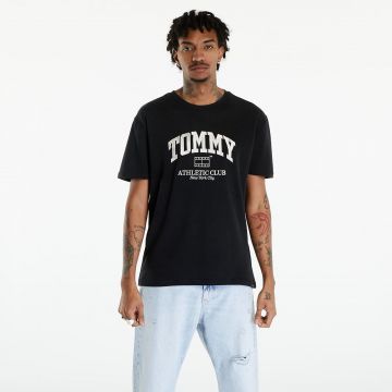 Tricou Tommy Jeans Varsity Logo T-Shirt Black