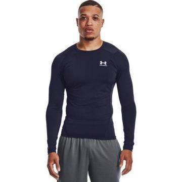 Tricou barbati Under Armour Hg Armour Comp Ls 1361524-410, S, Negru