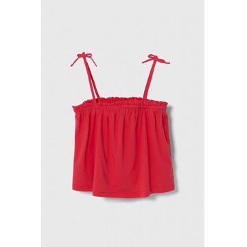 United Colors of Benetton top culoarea roz